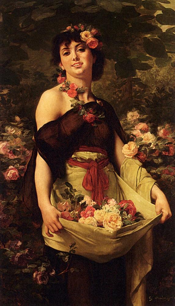 Gustave Clarence Rodolphe Boulanger The Flower Girl